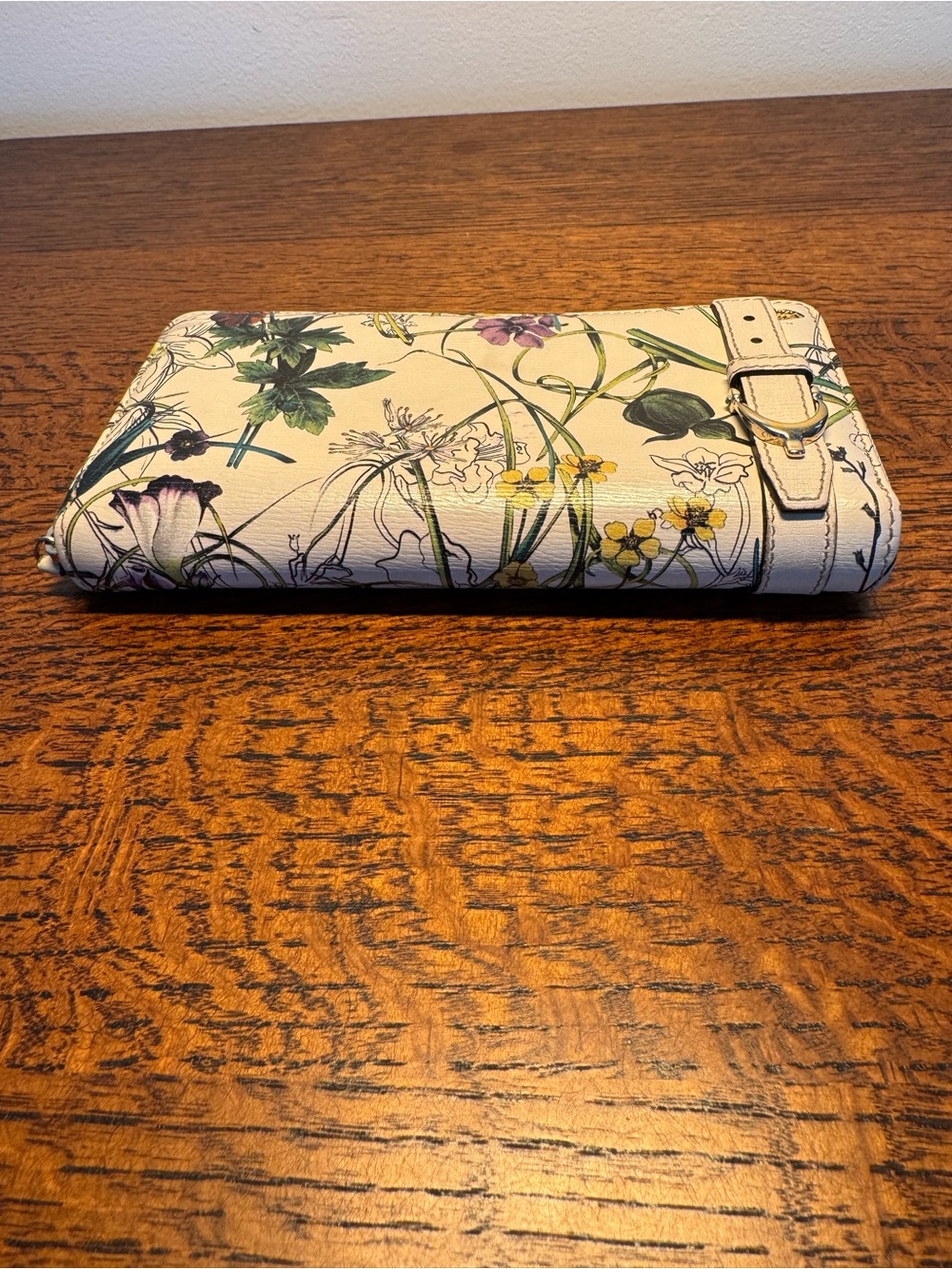 Gucci Flora “Nice” Zip Around Long Wallet w/COA - Picture 3 of 15